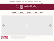 Tablet Screenshot of marchesedelgrillo.com